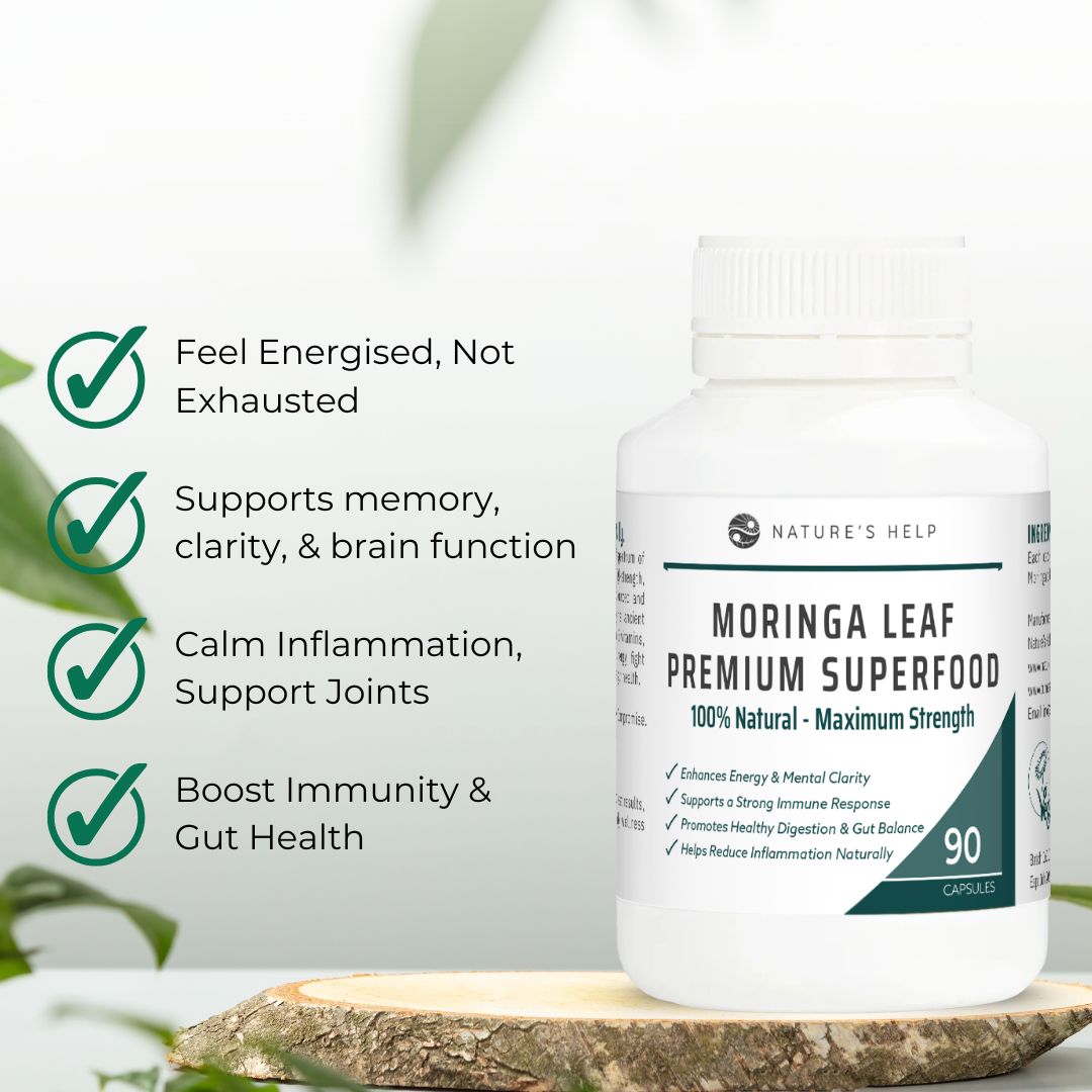 Moringa Capsules – 100% Pure, Maximum Strength, Optimal Results