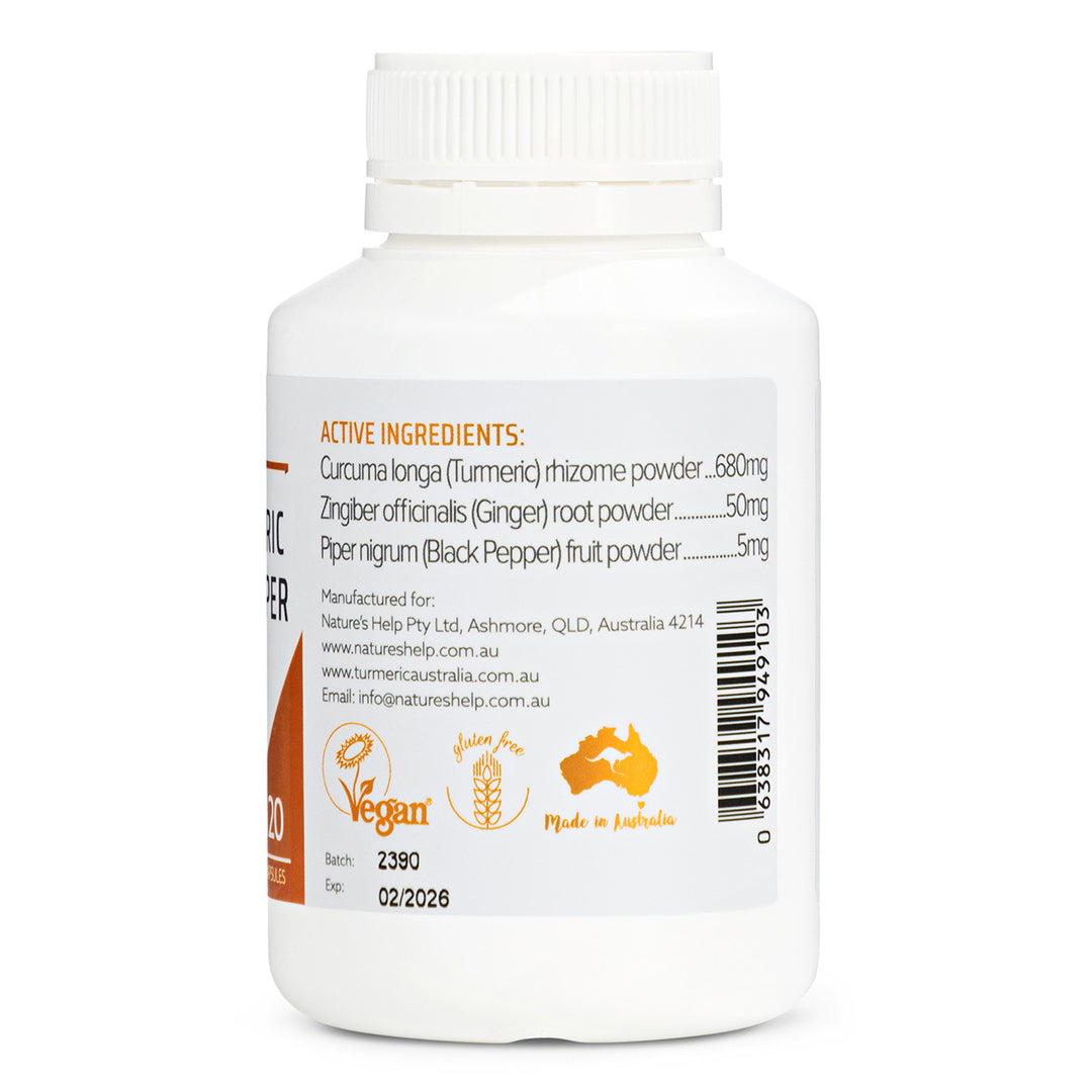 Organic Turmeric Capsules & D3+K2 Pack