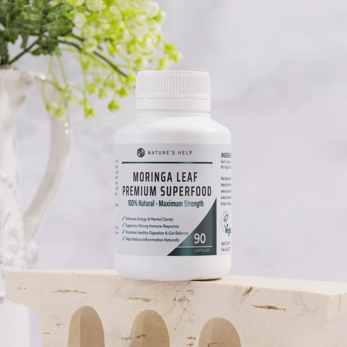 Moringa Capsules – 100% Pure, Maximum Strength, Optimal Results