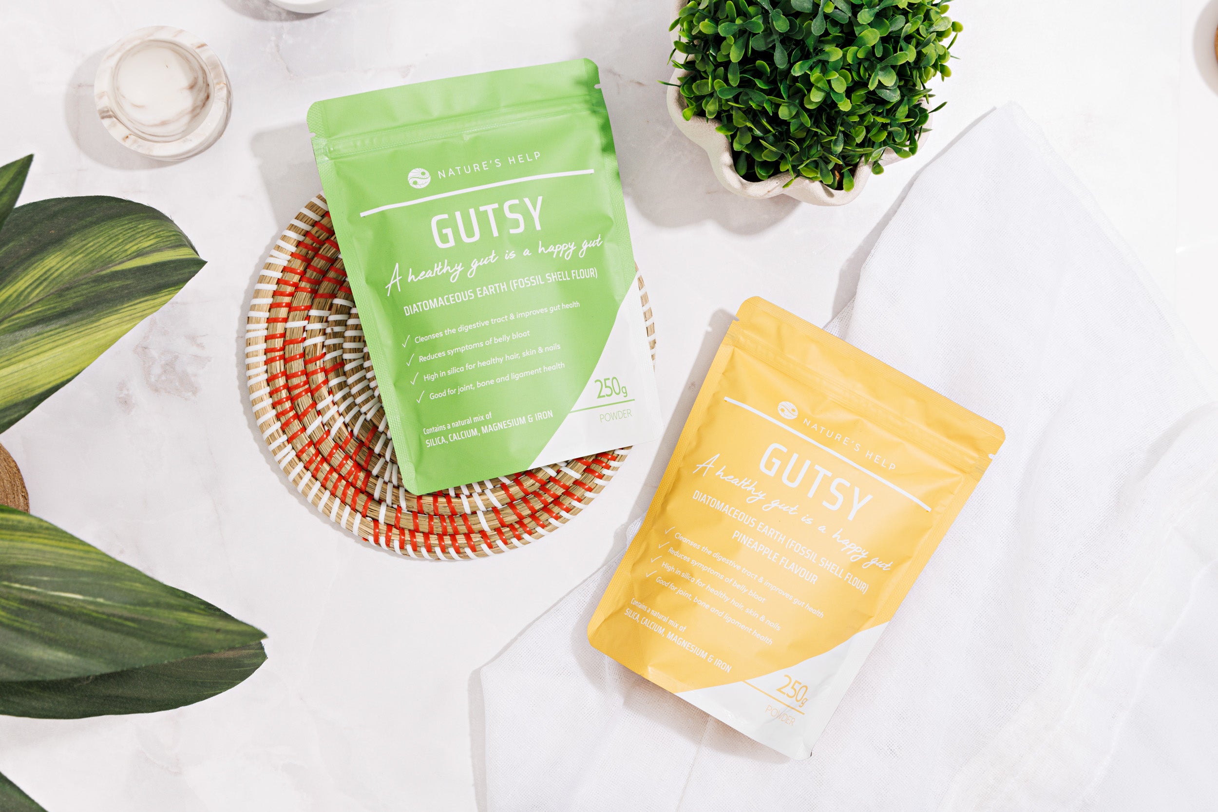 Gutsy Plain & Gutsy Pineapple Twin Pack – The Ultimate Gut Health Detox