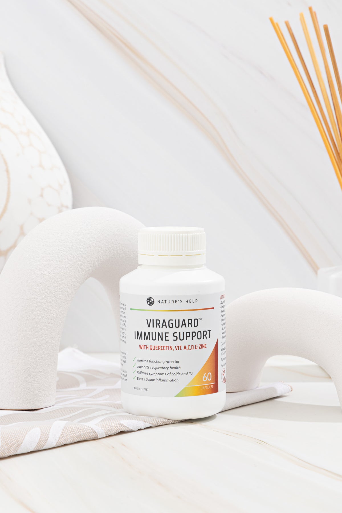 Organic Turmeric Capsules and ViraGuard - Anti-Inflammatory & Immunity Boosting