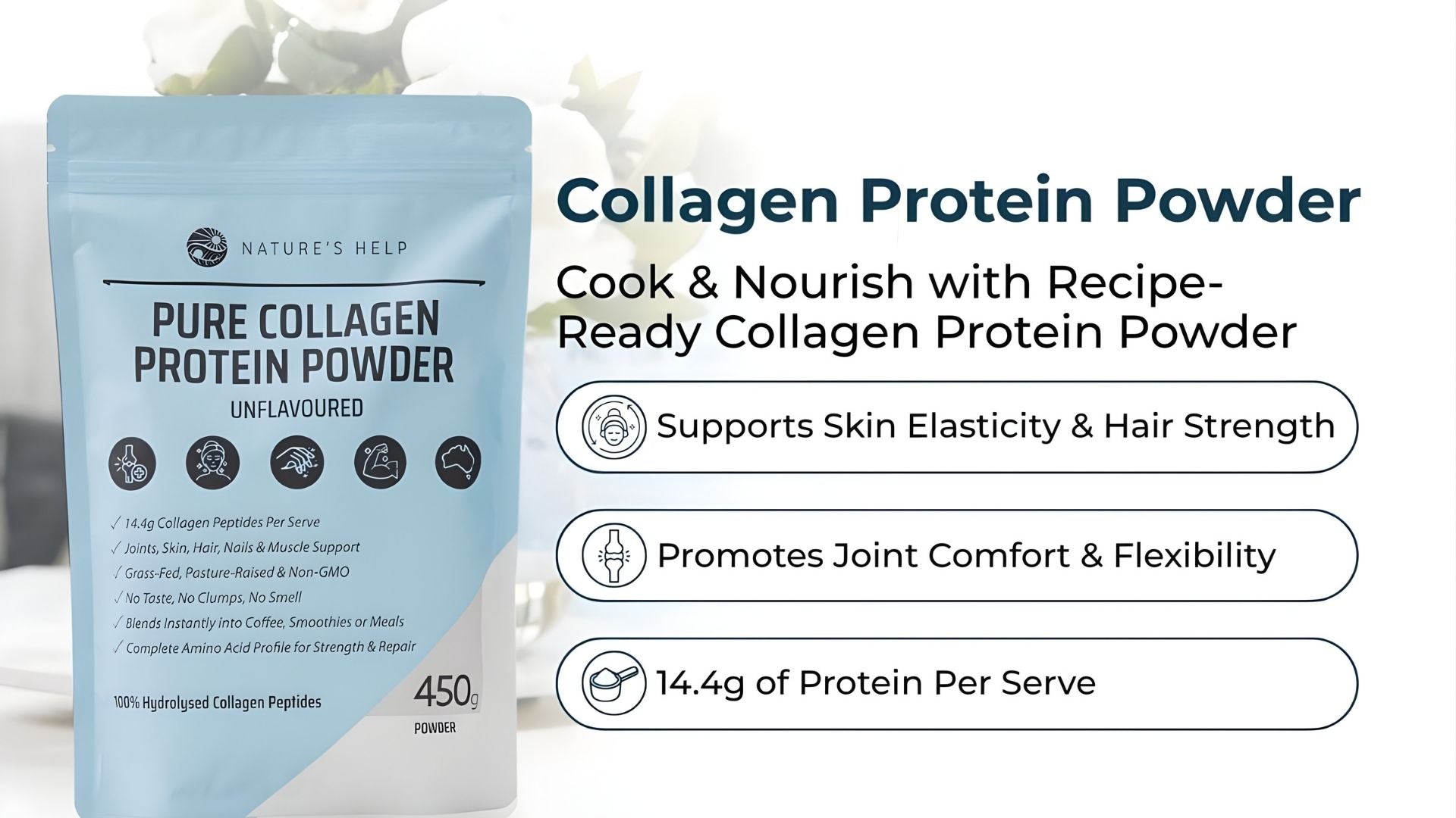 Collagen Matcha Latte for Gut and Glow