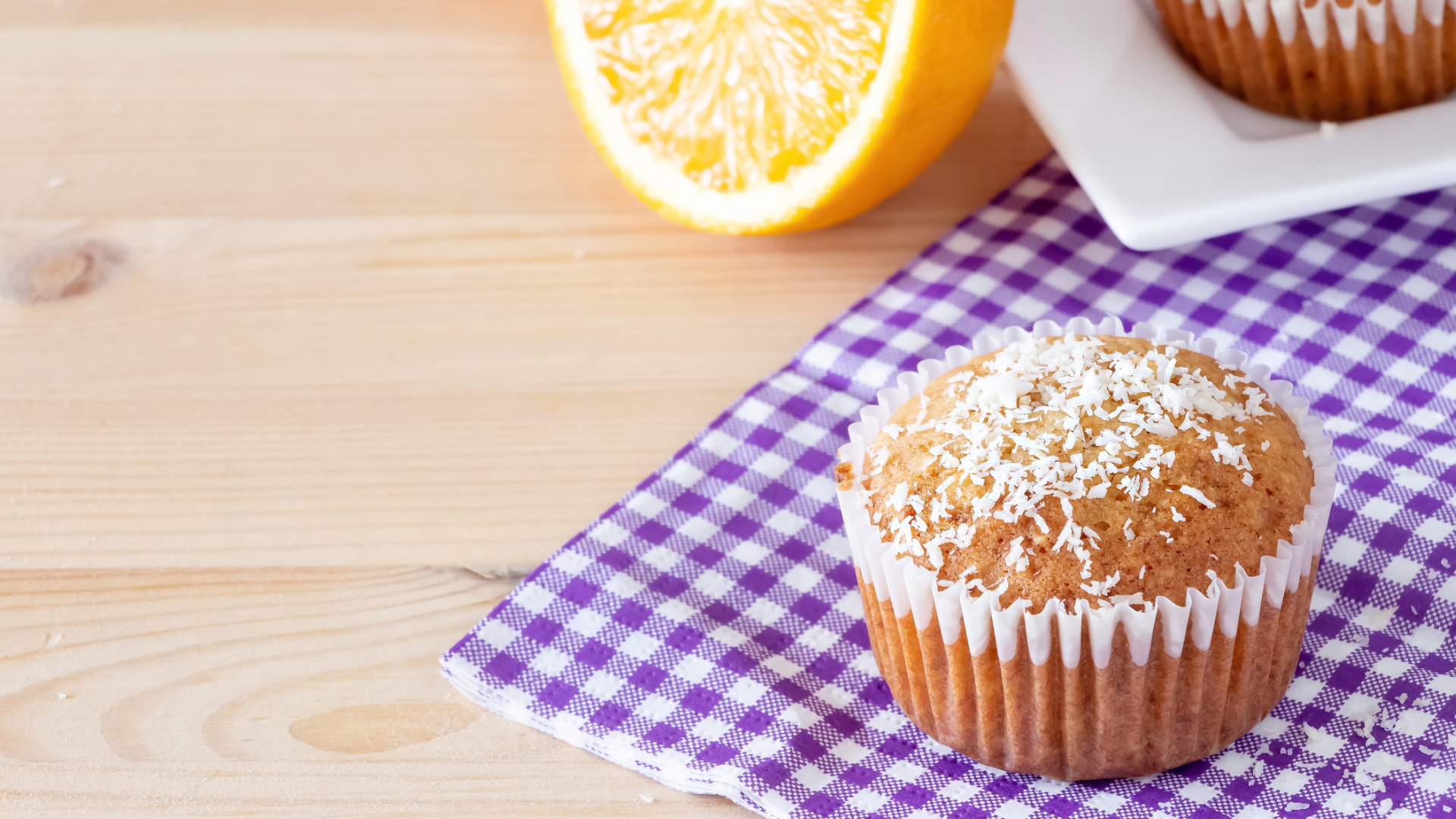 Collagen Boosted Lemon Coconut Muffins