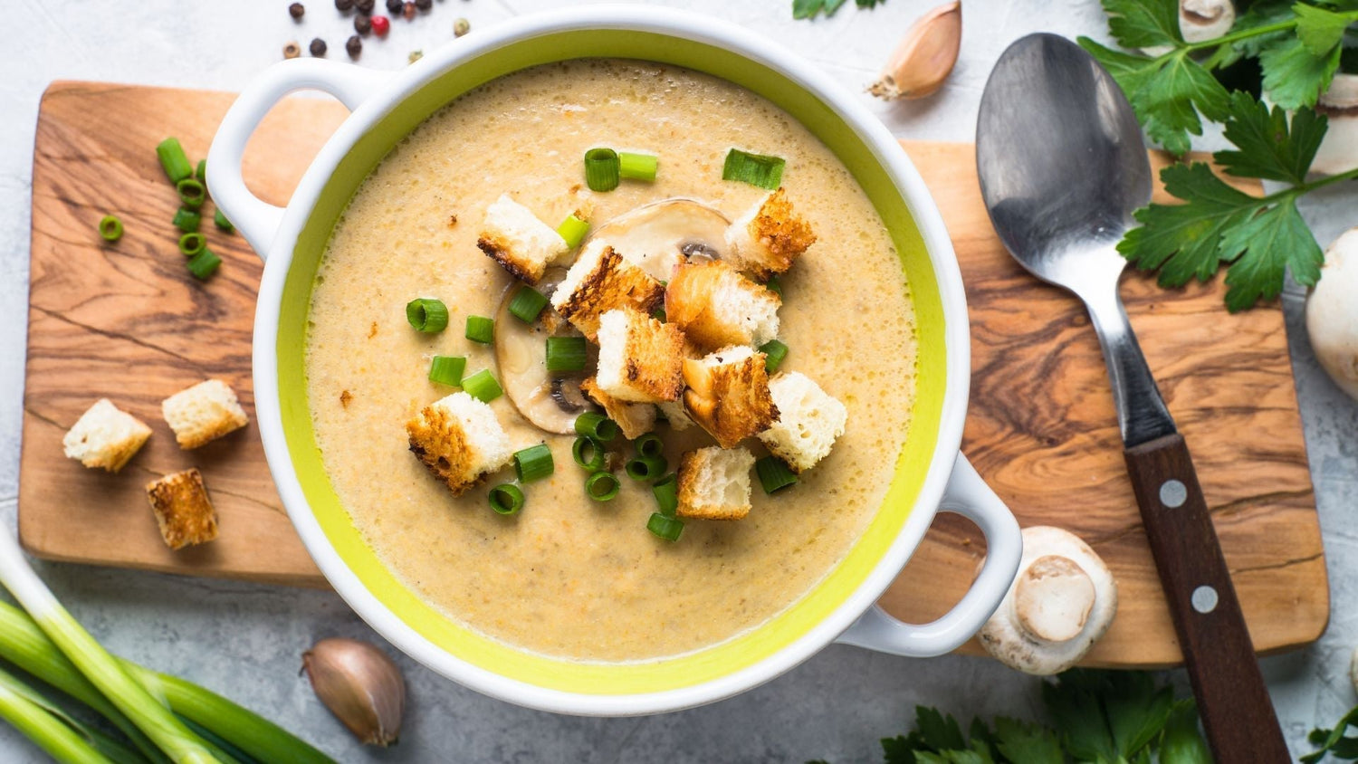 Collagen Creamy Mushroom Soup