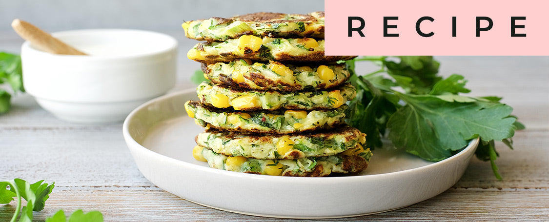 RECIPE - Zucchini & Corn Fritters