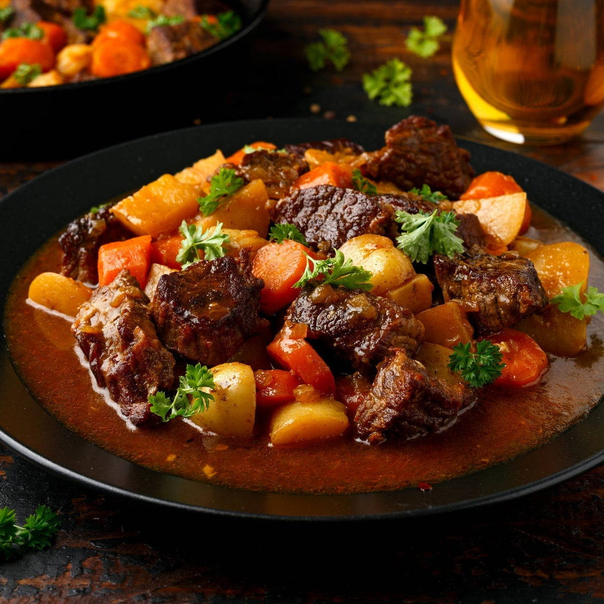 Collagen-Boosted Beef Stew with Root Veggies