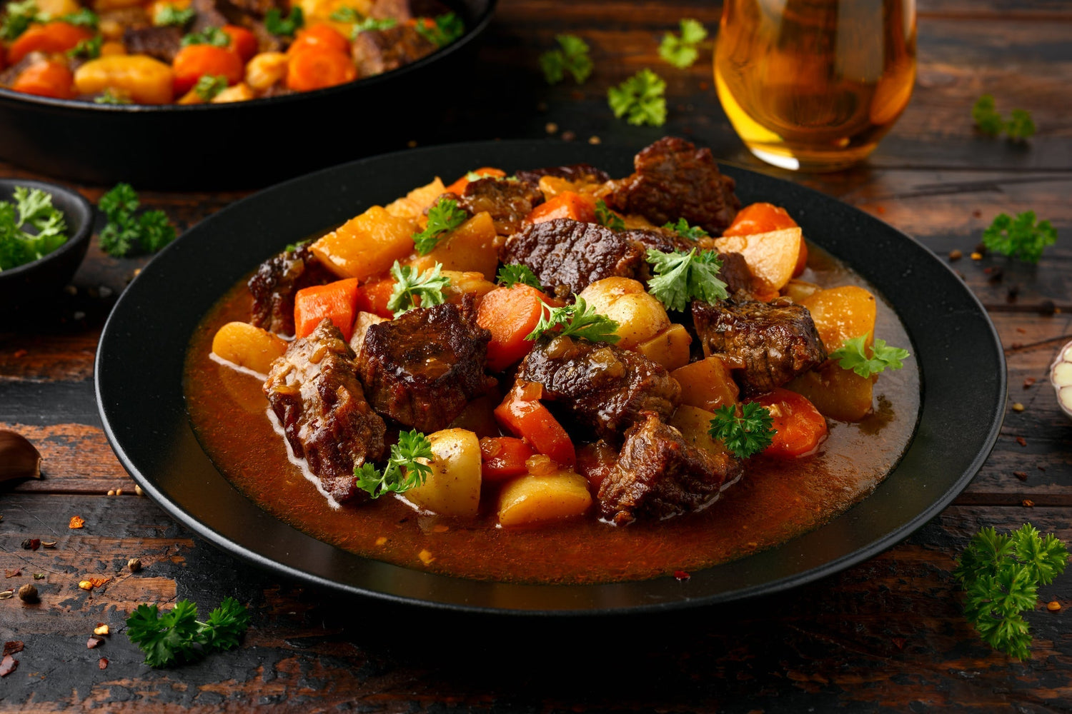 Collagen-Boosted Beef Stew with Root Veggies
