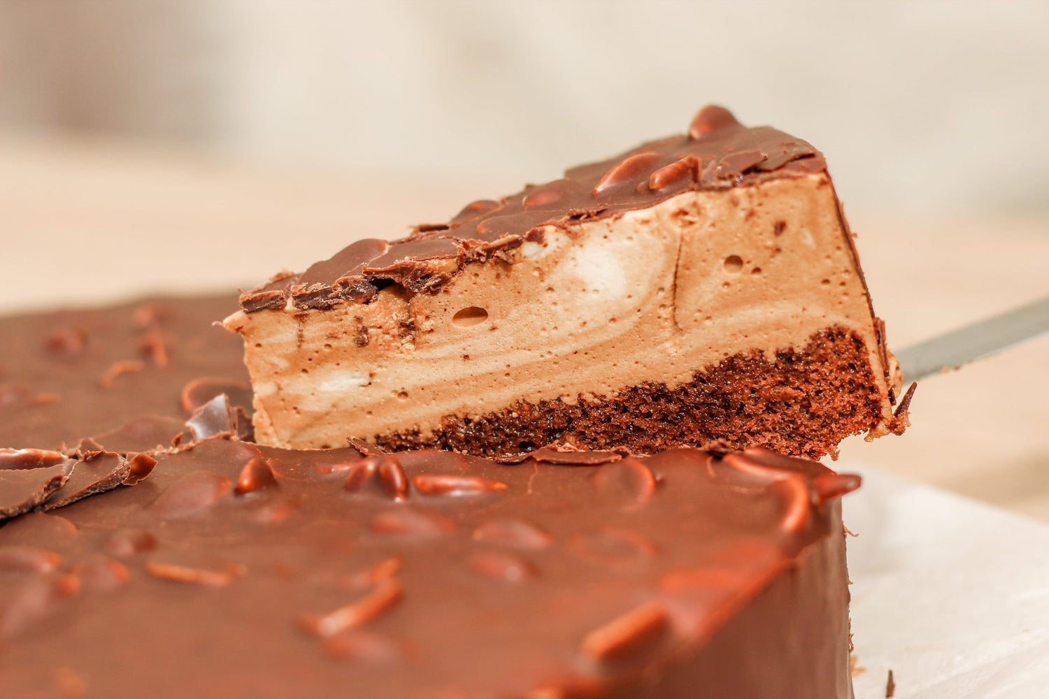 Collagen Chocolate Mousse Cake (No-Bake)