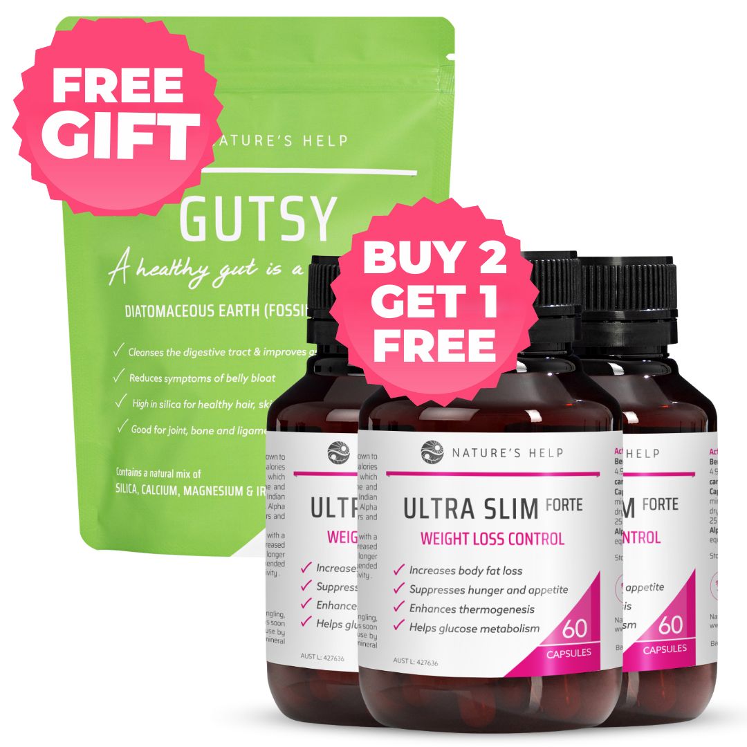 Ultra Slim Forte Buy 2 Get 1 Free Plus Free Gutsy Original