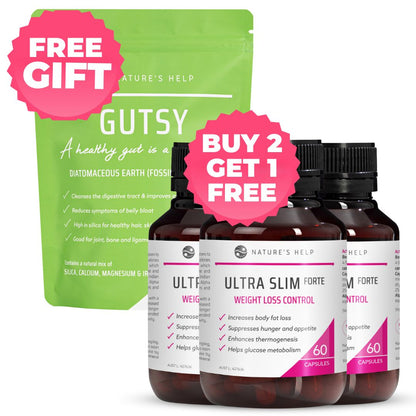 Ultra Slim Forte Buy 2 Get 1 Free Plus Free Gutsy Original