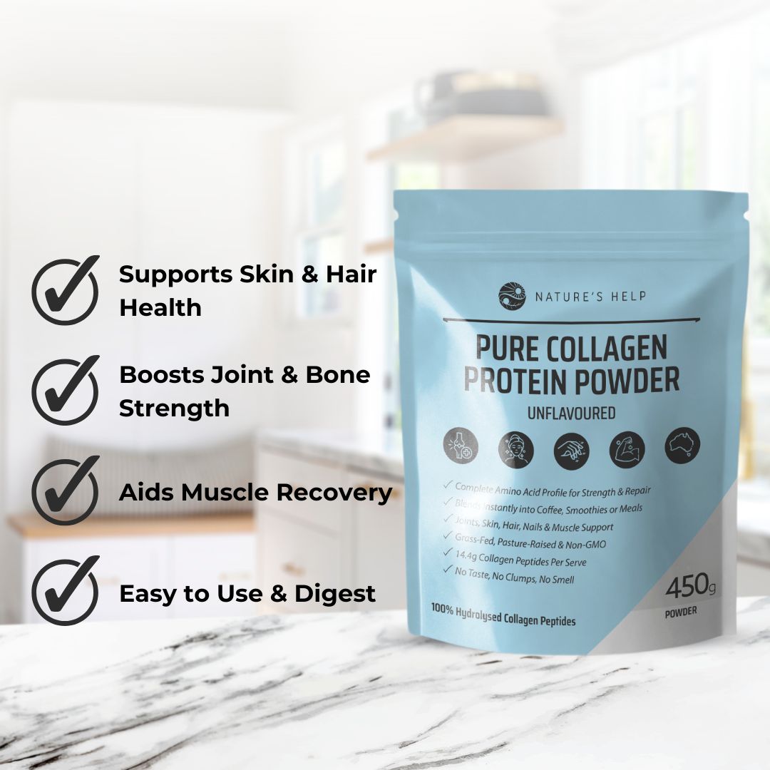Pure Collagen Protein Powder Buy 1, Get Free ACV