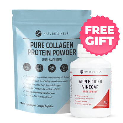 Pure Collagen Protein Powder Buy 1, Get Free ACV