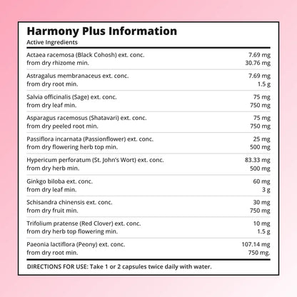 Harmony Plus Enhanced Menopause Relief