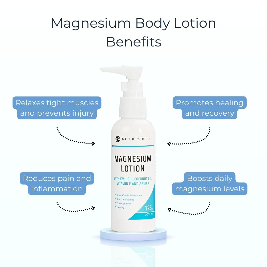 Magnesium Lotion with Emu & Coconut Oil – 125g