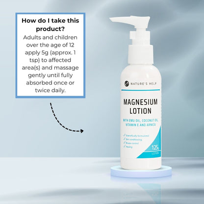 Magnesium Lotion with Emu &amp; Coconut Oil – 125g