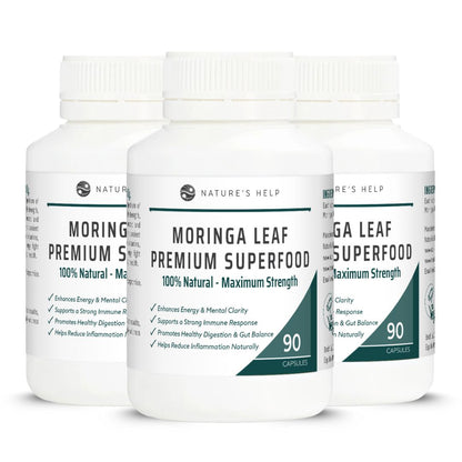Moringa Capsules – 100% Pure, Maximum Strength, Optimal Results