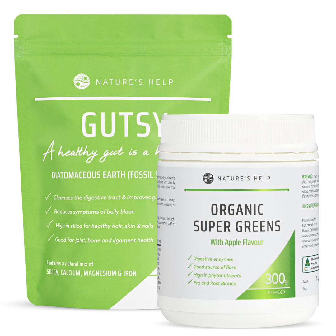 Gutsy Plain &amp; Organic Super Greens Pack