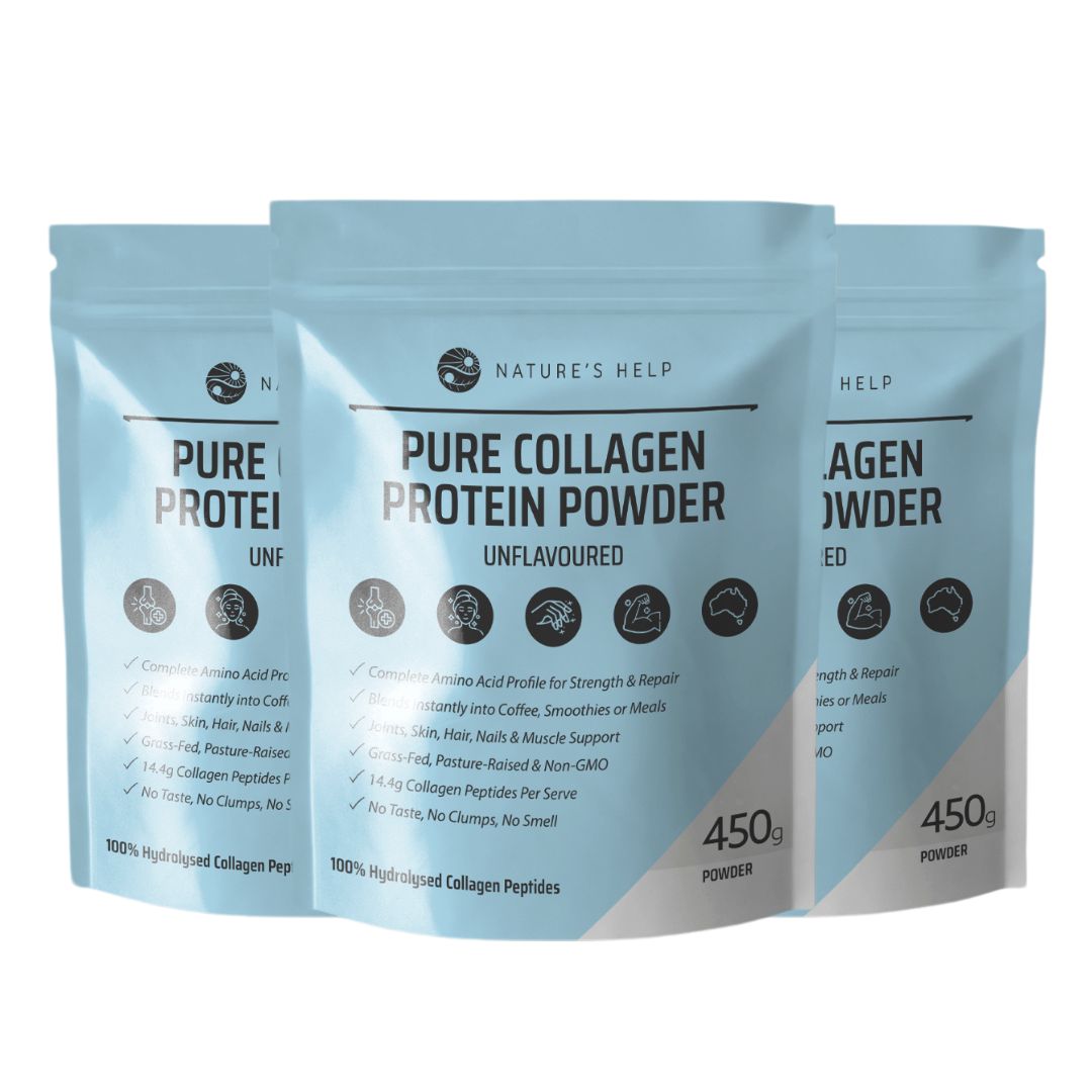 Pure Collagen Protein Powder Buy 1, Get Free ACV