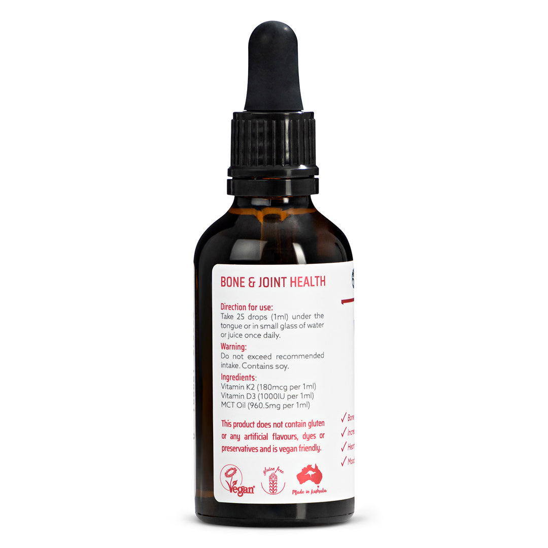 D3 and K2 - Bone &amp; Heart Health 50mL