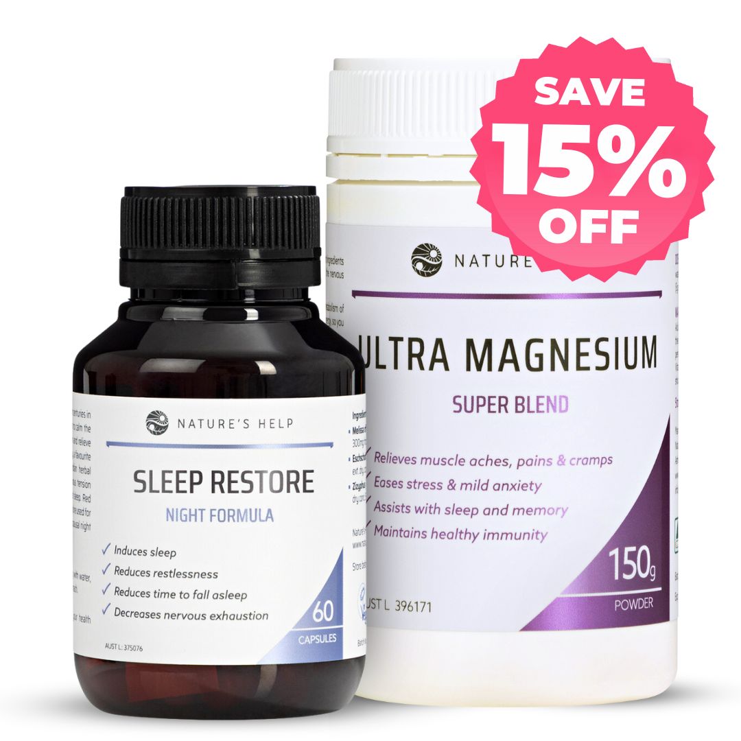 Sleep Restore &amp; Ultra Magnesium Pack – Your Ultimate Sleep &amp; Relaxation Solution