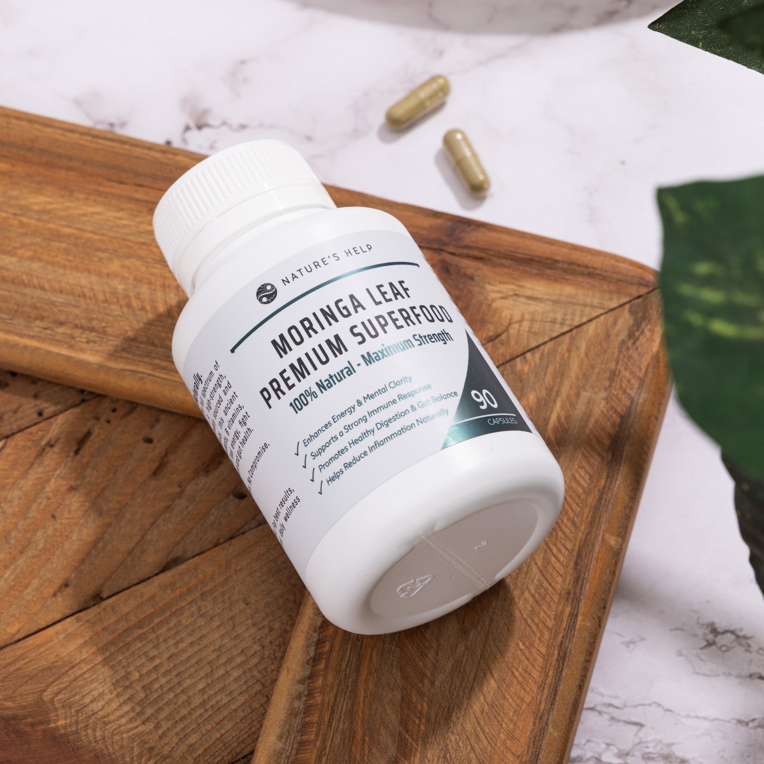 Moringa Capsules – 100% Pure, Maximum Strength, Optimal Results