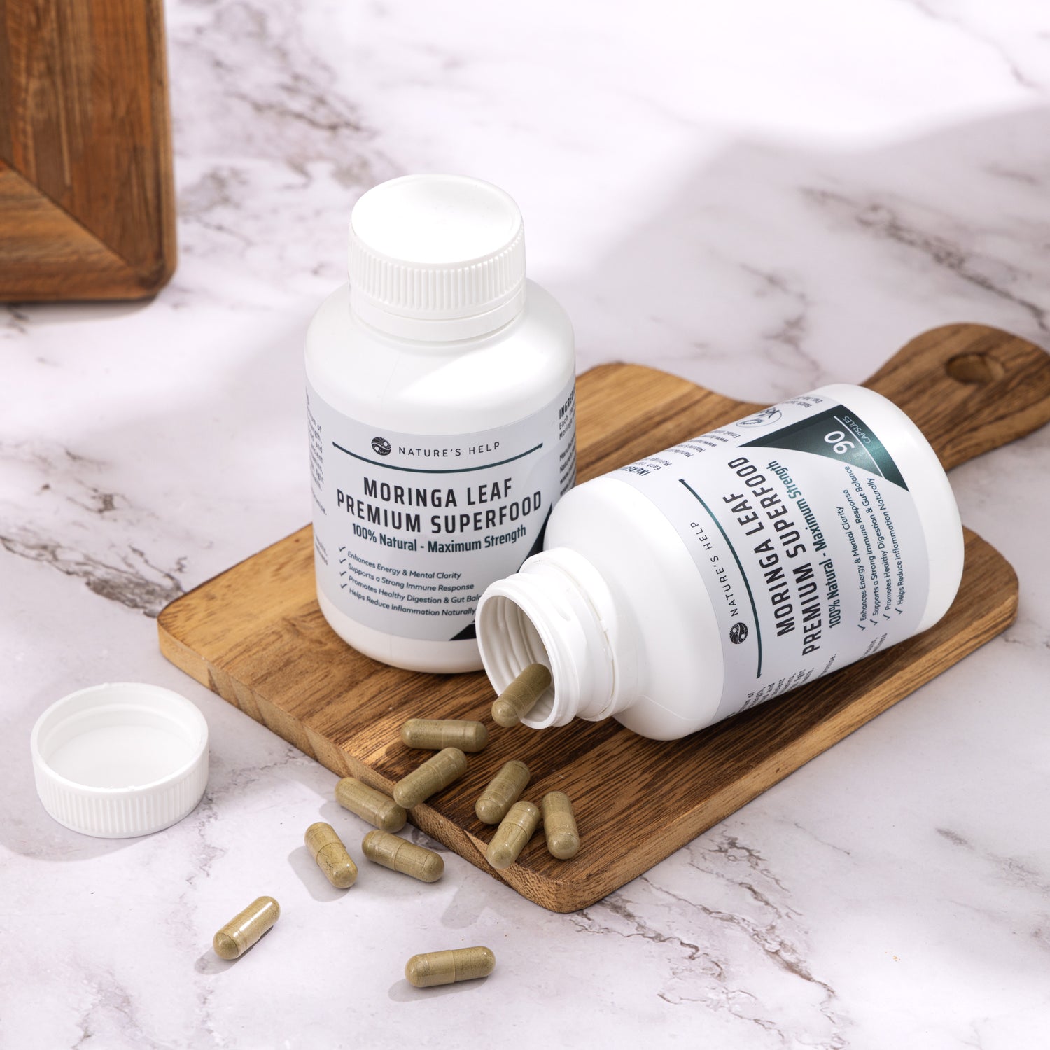 Moringa Capsules – 100% Pure, Maximum Strength, Optimal Results