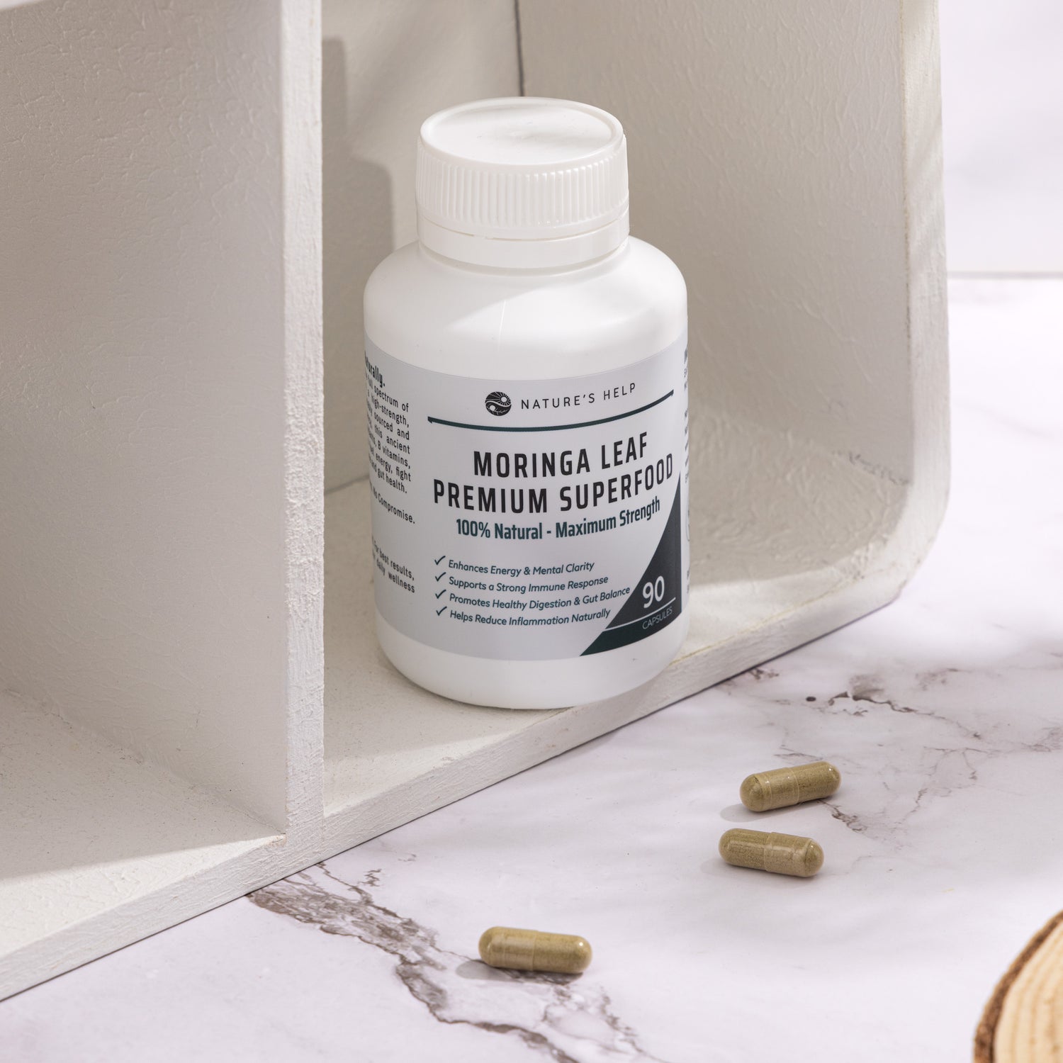 Moringa Capsules – 100% Pure, Maximum Strength, Optimal Results