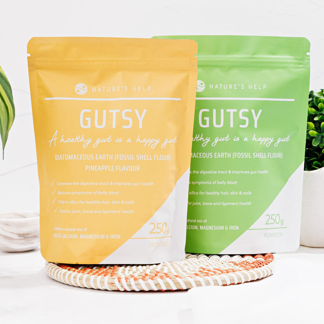 Gutsy Plain & Gutsy Pineapple Twin Pack – The Ultimate Gut Health Detox