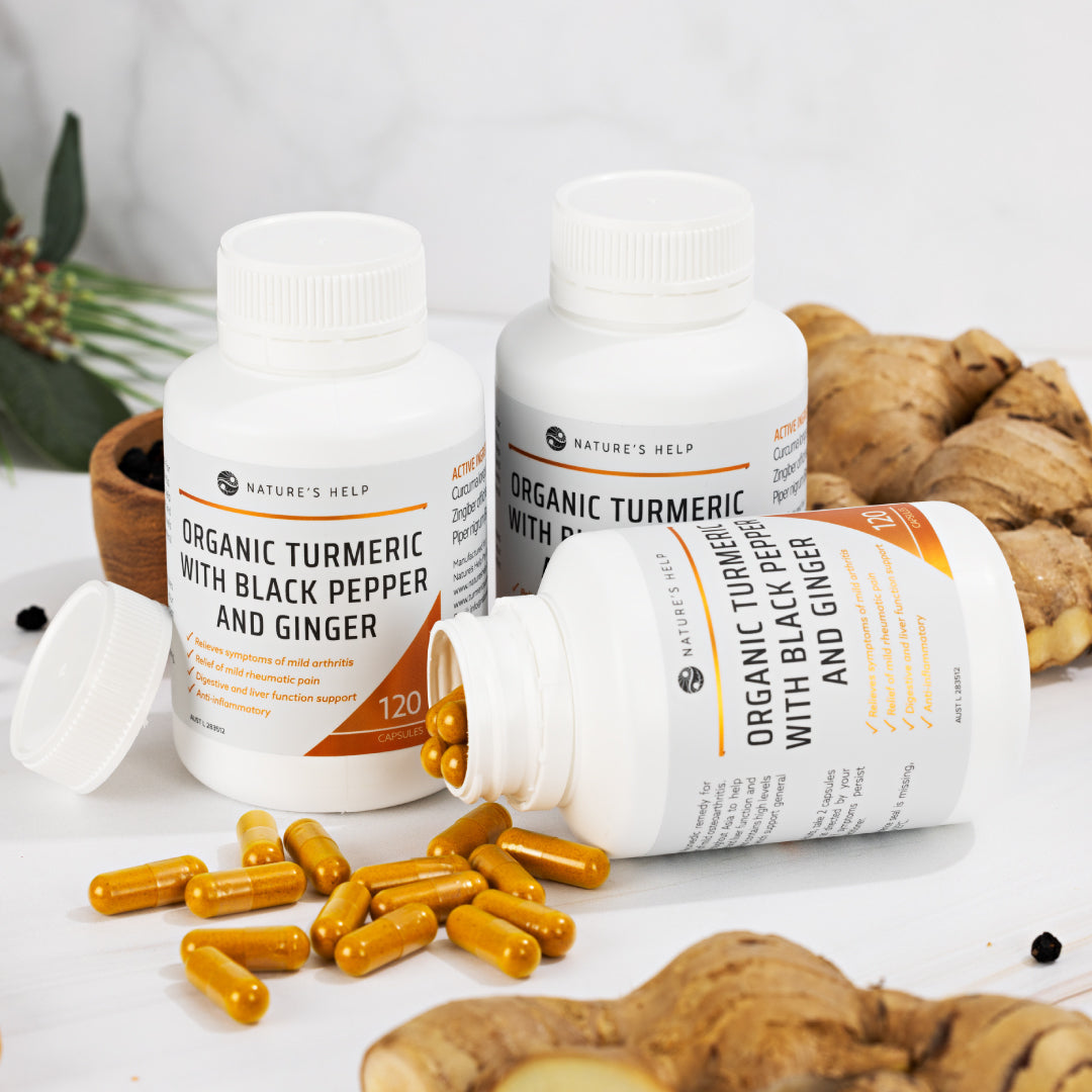 Organic Turmeric Tablets On Sale – Nature's Help